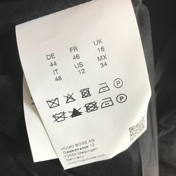 Hugo Boss Gray Denola Wool Blend Sheath Dress Size 12 - Picture 4 of 6